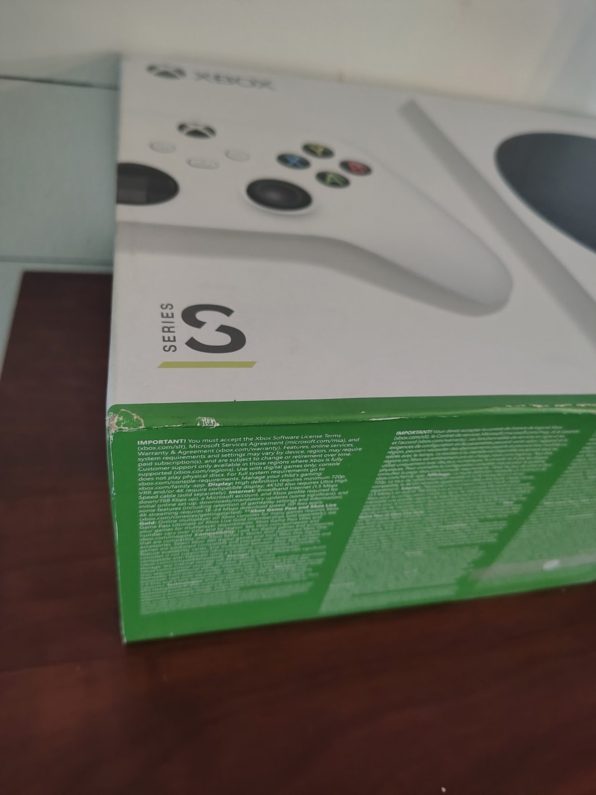 Microsoft Xbox Series S 512GB White Console[ EMPTYING BOX ONLY]