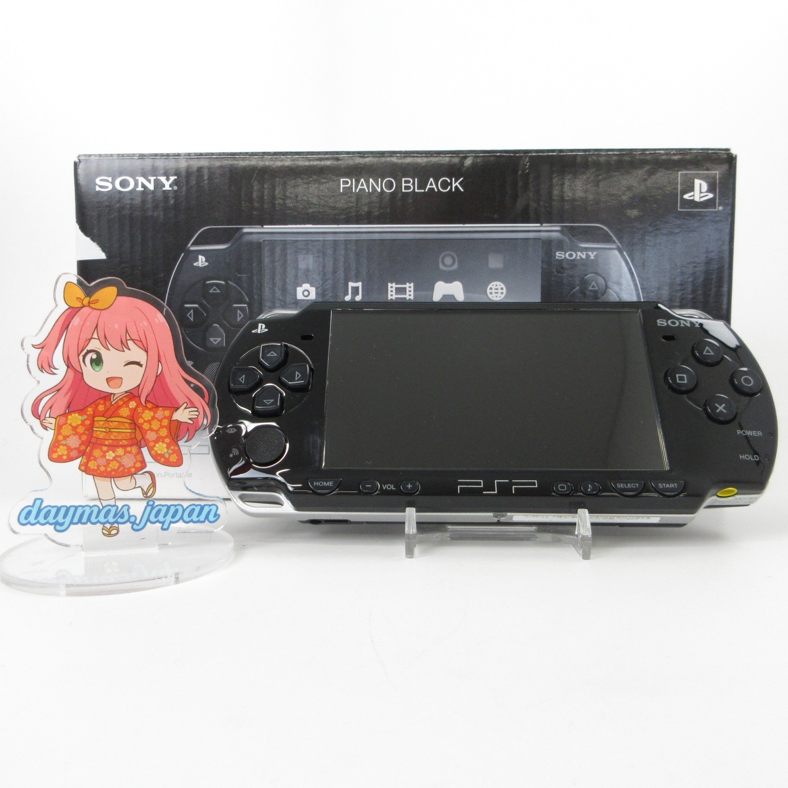 【Excellent】Sony PSP-2000 Piano Black Console No Battery Japan Ver. #DEN2/08/0601
