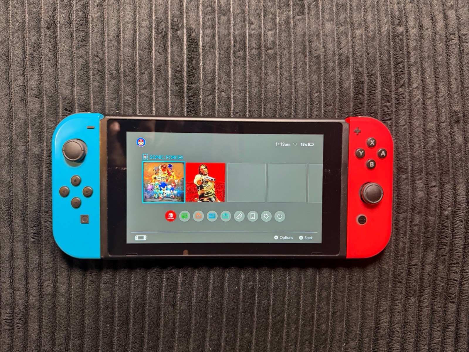 Nintendo Switch V2 HAC-001(-01) Neon Blue Red Joy-Cons Console Tested