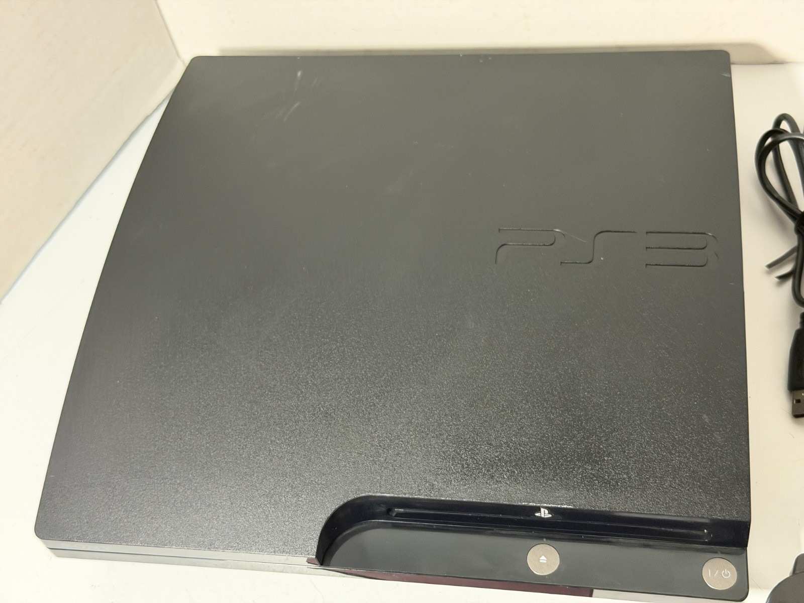 Sony PlayStation 3 PS3 Slim Console 160GB (2501A) w/Controller, Cables & Game