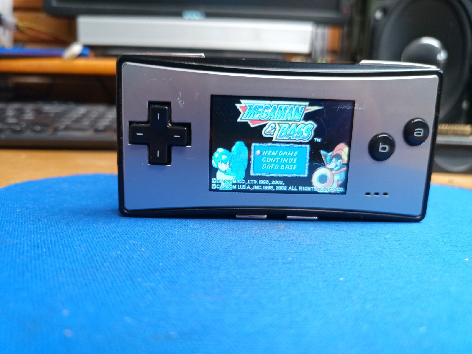 Nintendo Game Boy Micro Black/Silver Handheld Console Tested Working