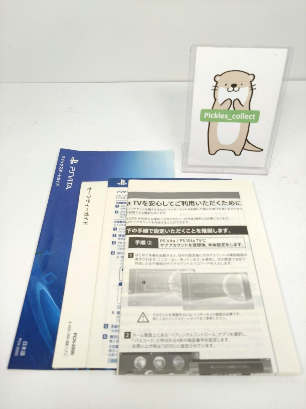 PS Vita 2000 Light Blue White PCH 2000 ZA14 w/Box 8GB PSV Tested Sony 0615H