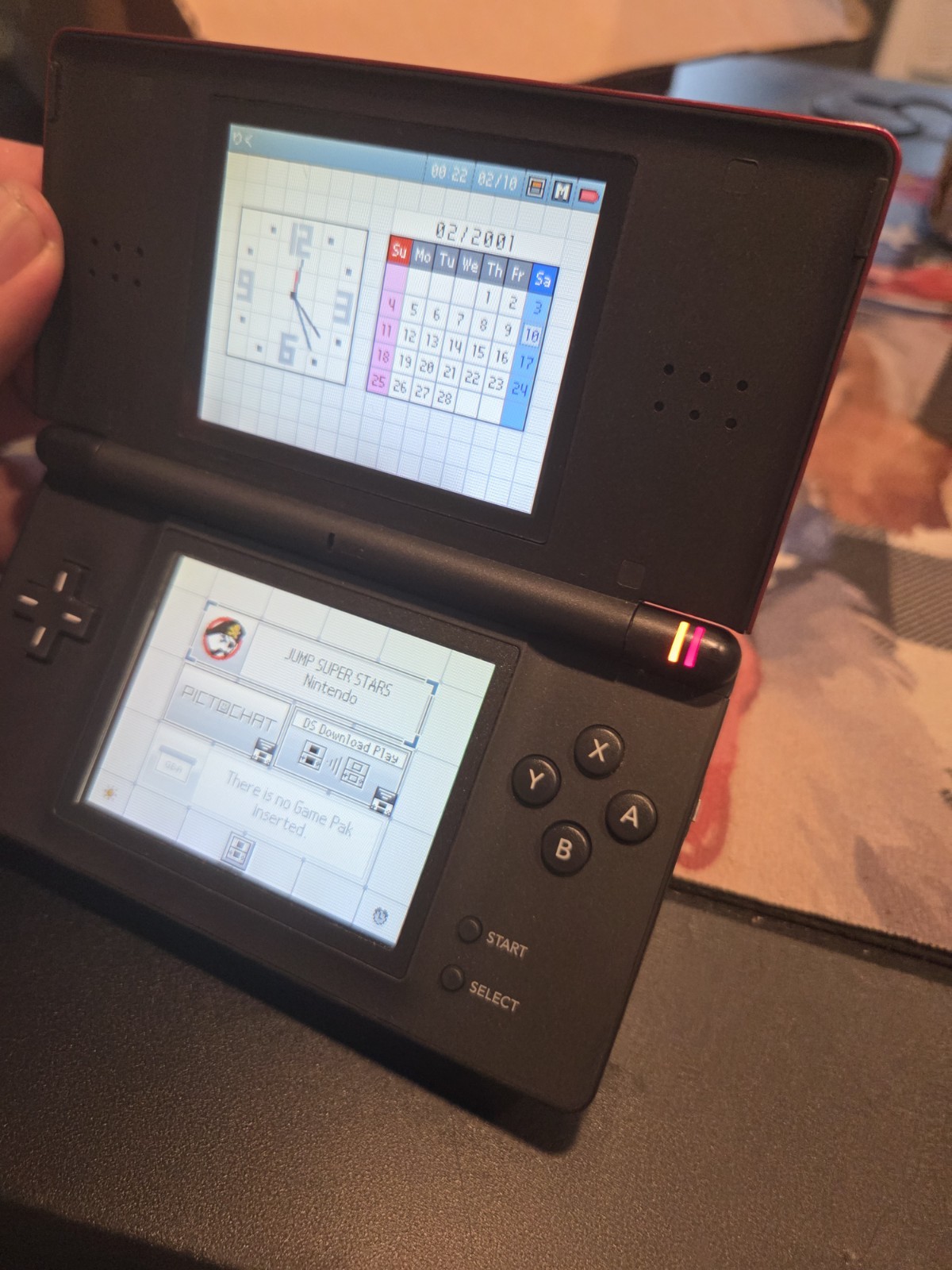 Nintendo DS Lite USG-001(JPN) Red Handheld Console w/ Stylus Only