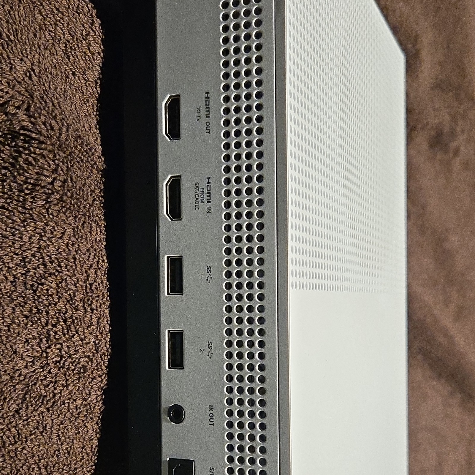 Microsoft Xbox One S 4K UHD Home Console White Wi-Fi HDMI USB-A