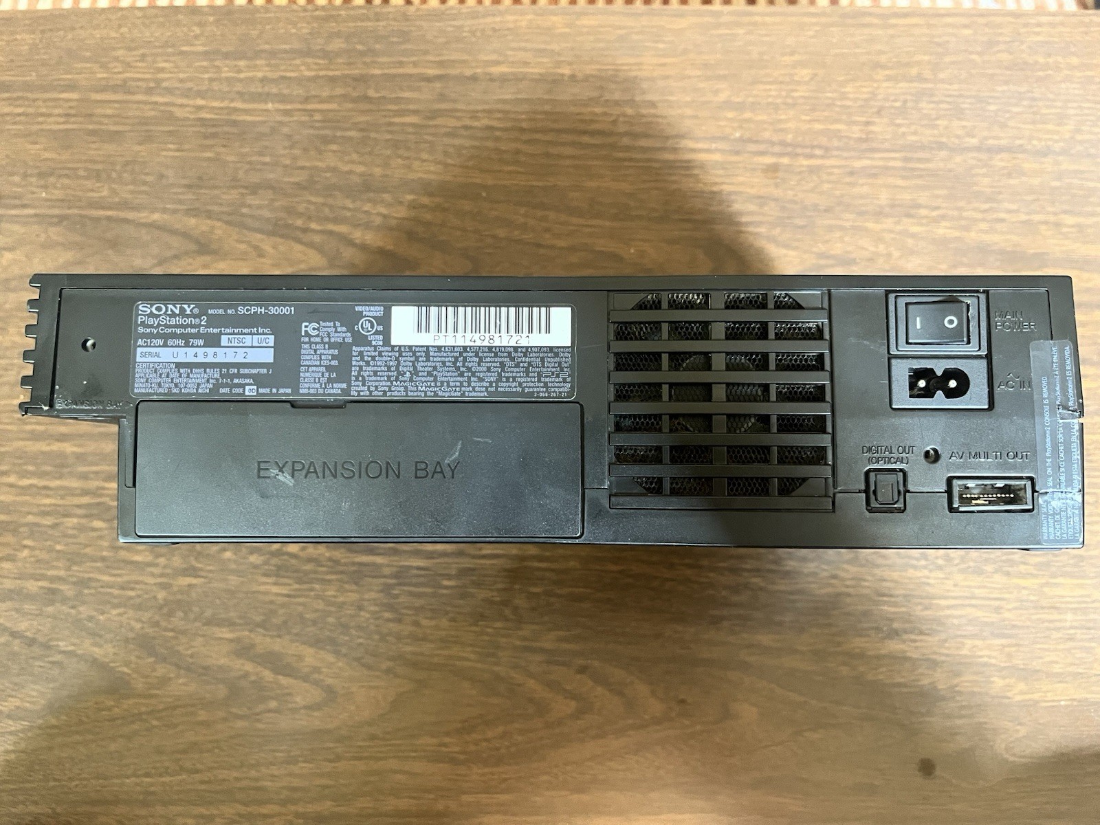 Sony PlayStation 2 Console Only Tested Working (SCPH-30001)