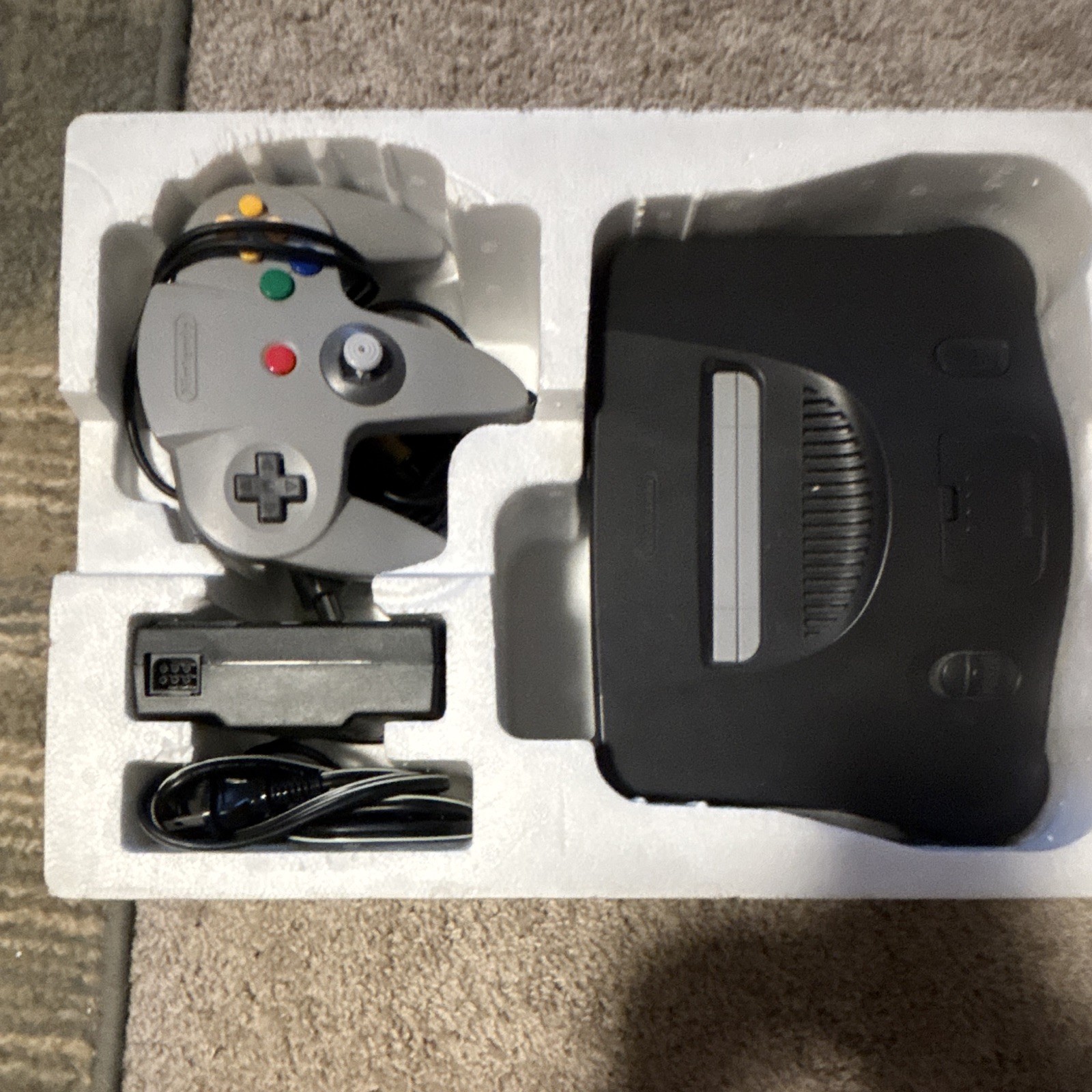 Nintendo 64 Black Console Bundle In Box w/ Controllers, RCA, NTSC-U/C