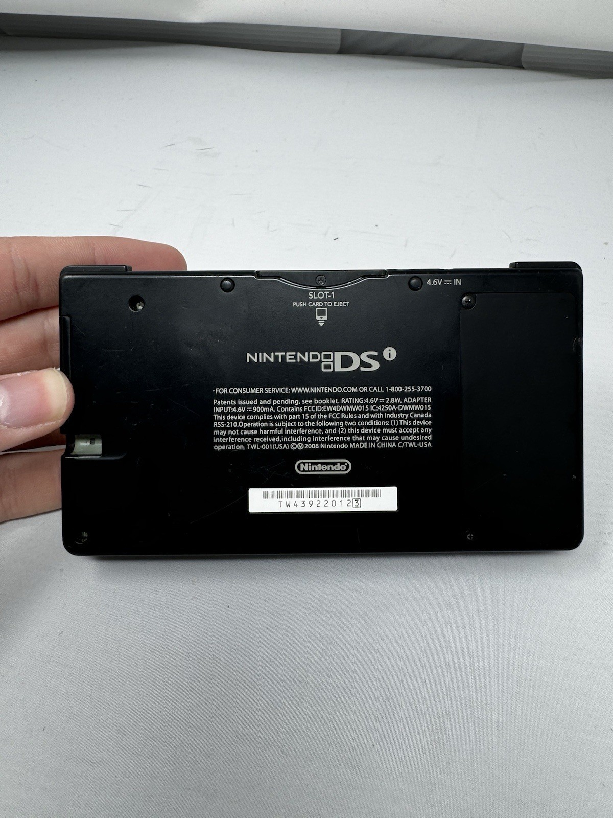Nintendo DSI Black Handheld Console Game System Tested Working