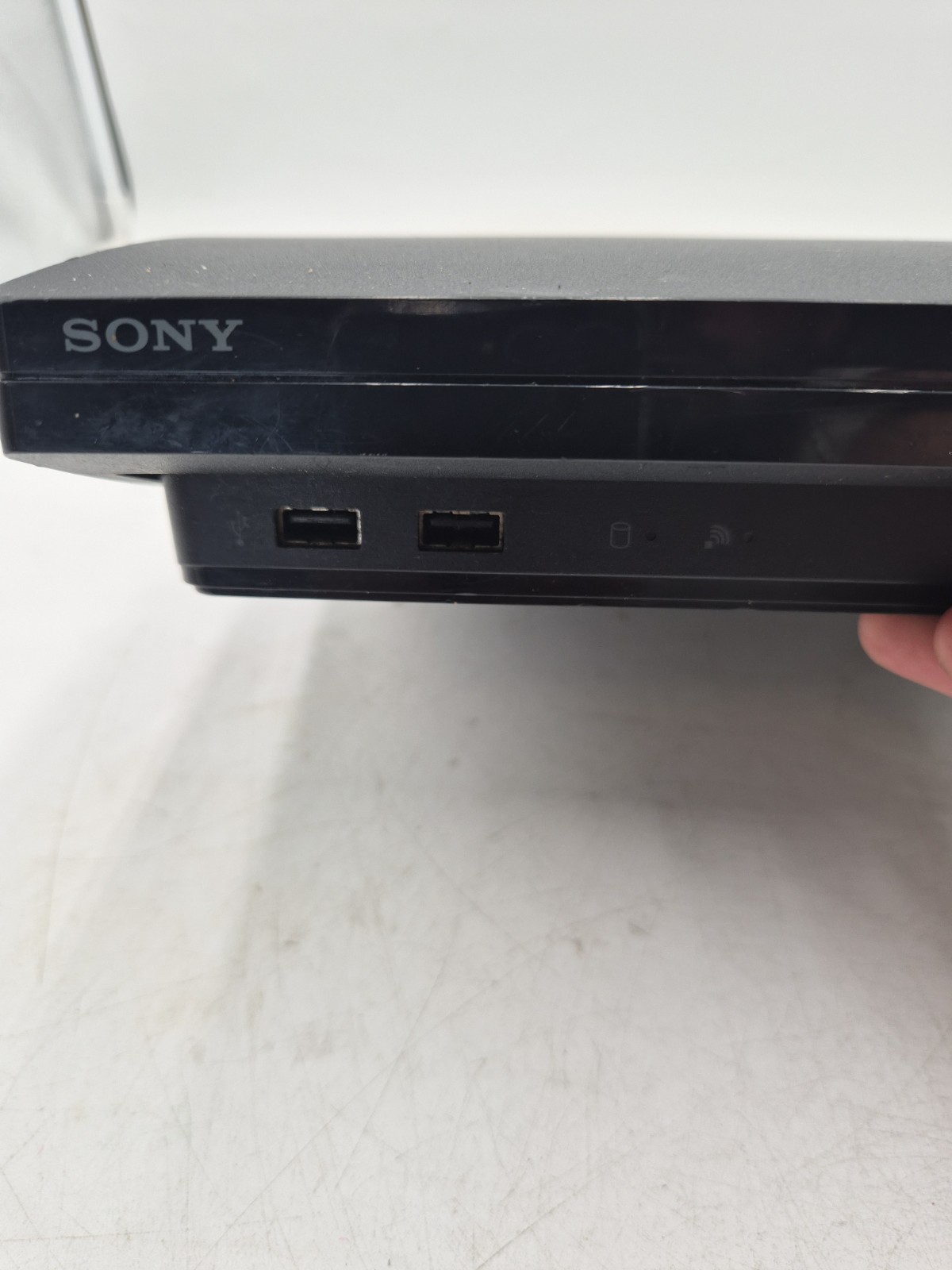 Sony PlayStation 3 PS3 Slim 120GB Charcoal Black Console CECH-2001A Not Working