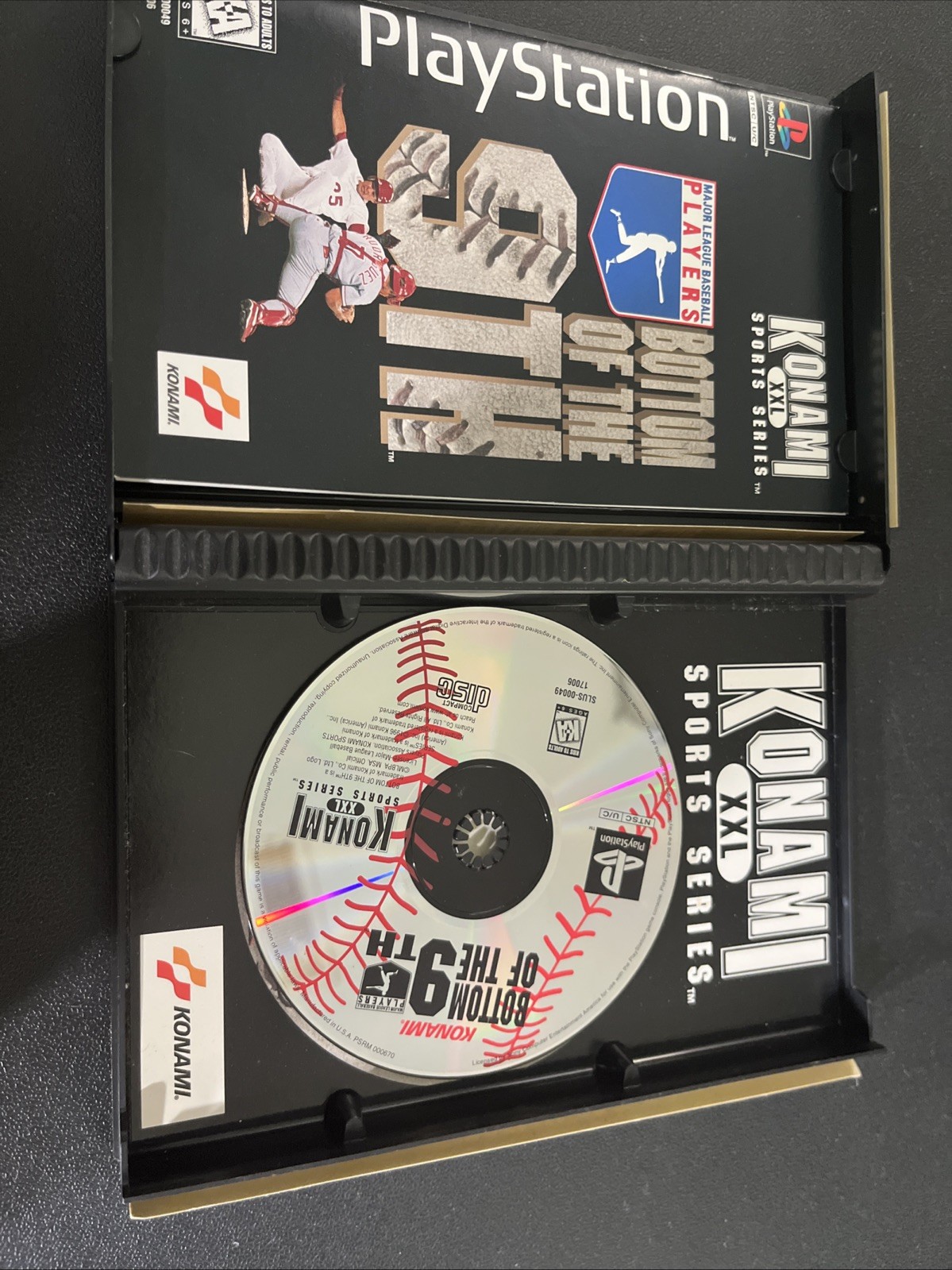 Sony PlayStation 1 Gray Turns On Controller Memory Card 3 Games Slam Jam NBA
