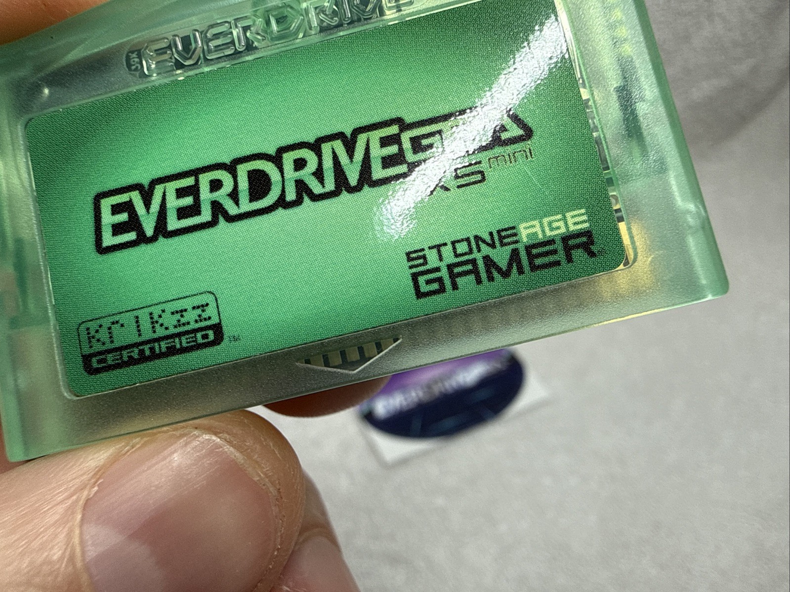 Everdrive GBA X5 Mini w/ box & manual! MINT COLOR! (No SD card) Stone Age Gamer