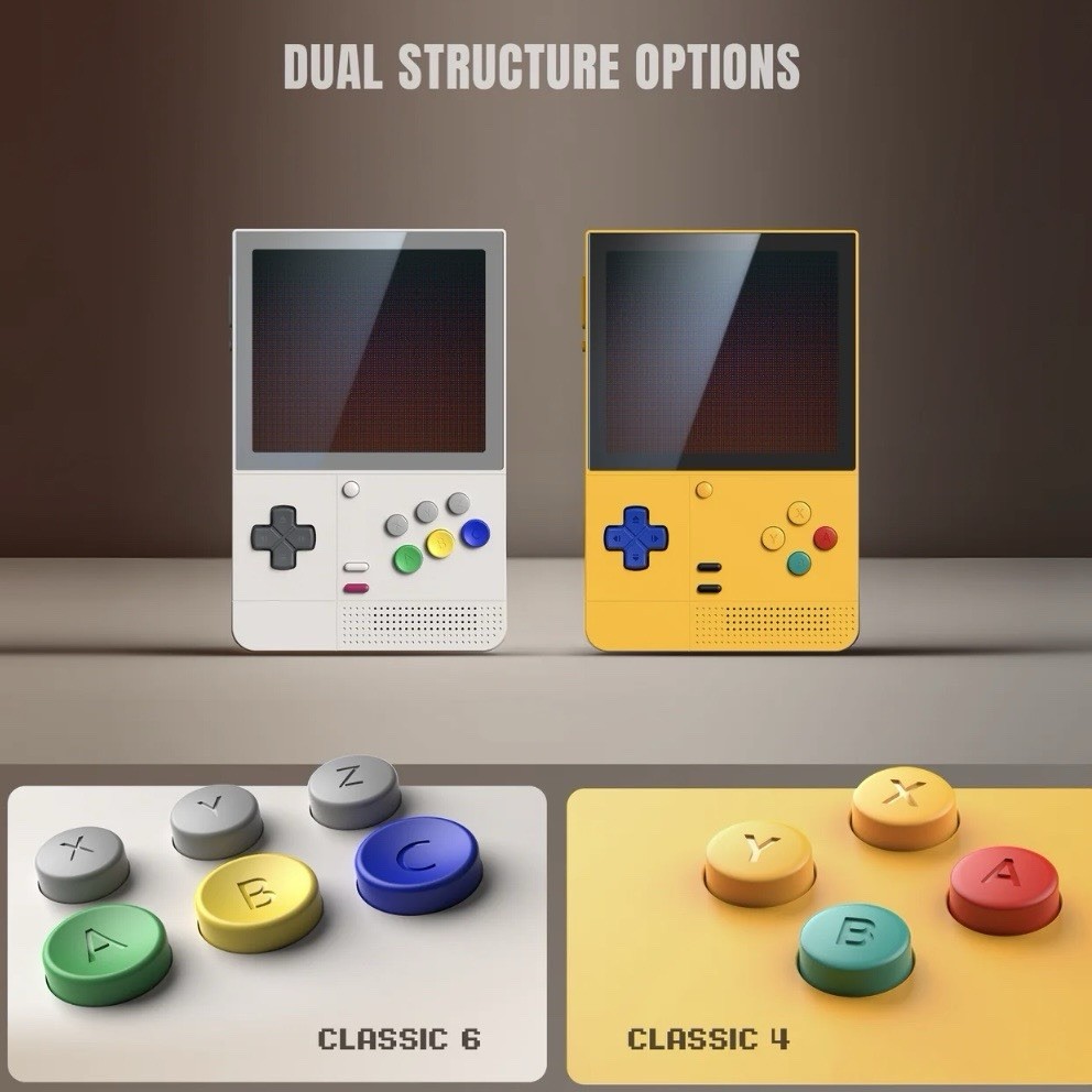 [BRAND NEW] Retroid Pocket Classic 6GB RAM 128GB PKM Yellow + Screen Protector