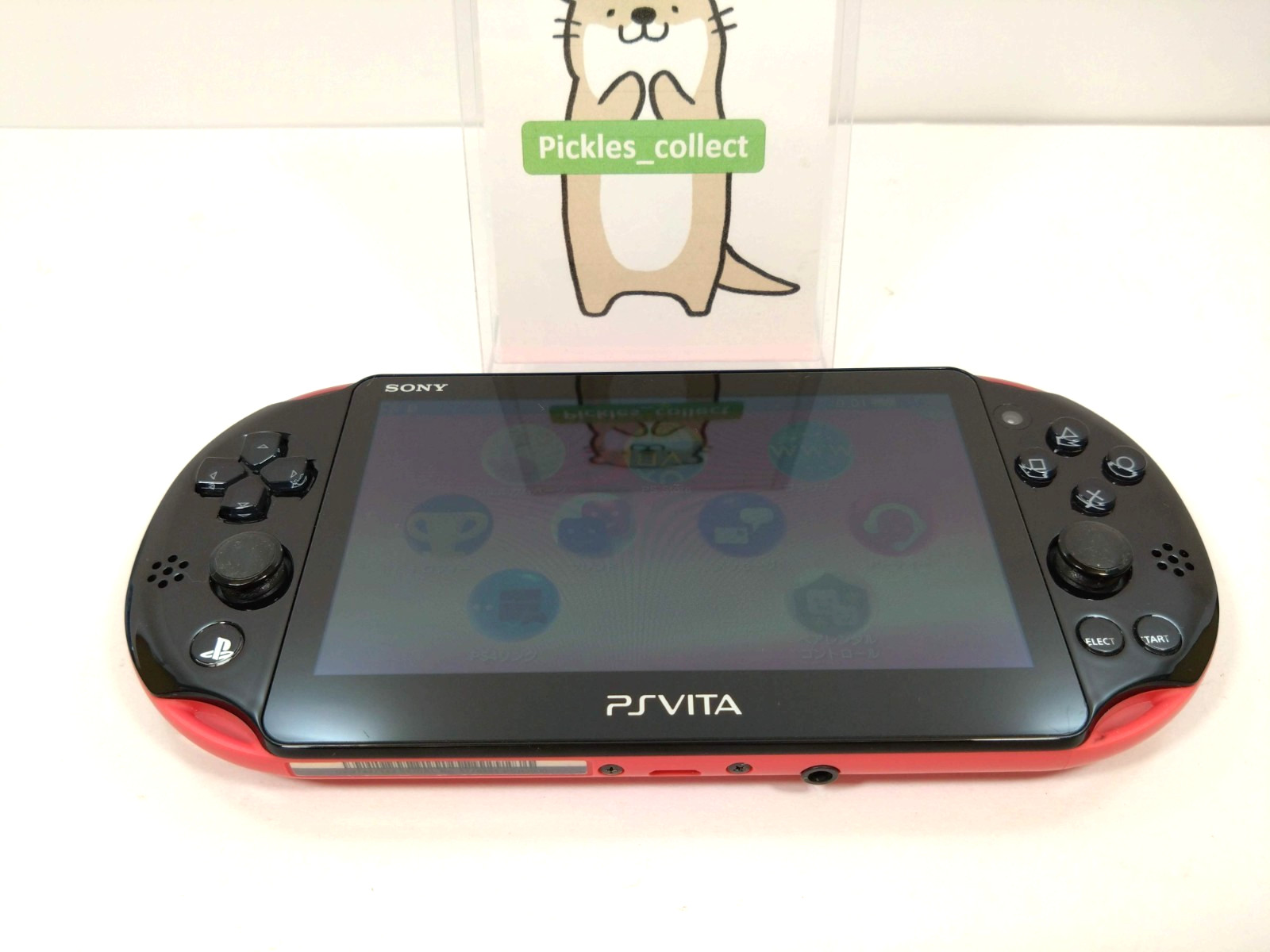 PS Vita Pink Black PCH-2000 ZA15 Console only Wi-Fi PSV Tested Sony 0611G