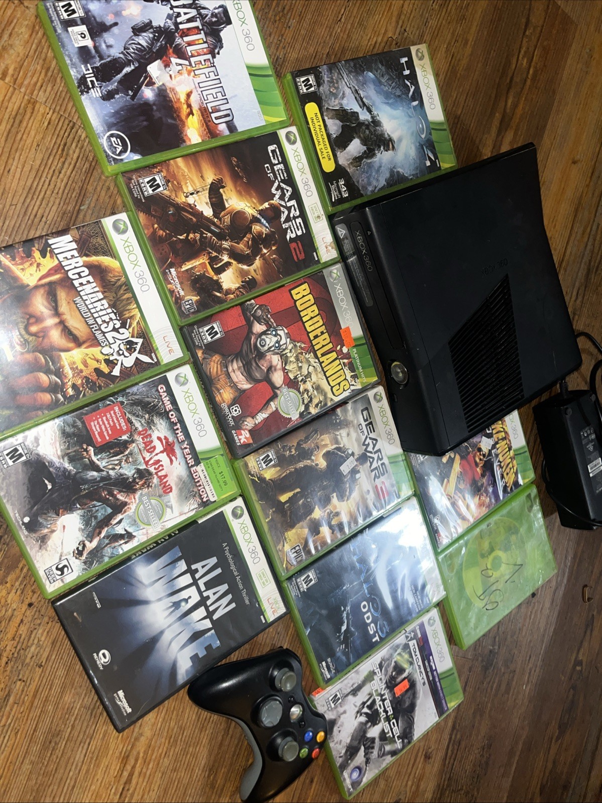 Microsoft Xbox 360 S Black 250gb Console Bundle 11 Games
