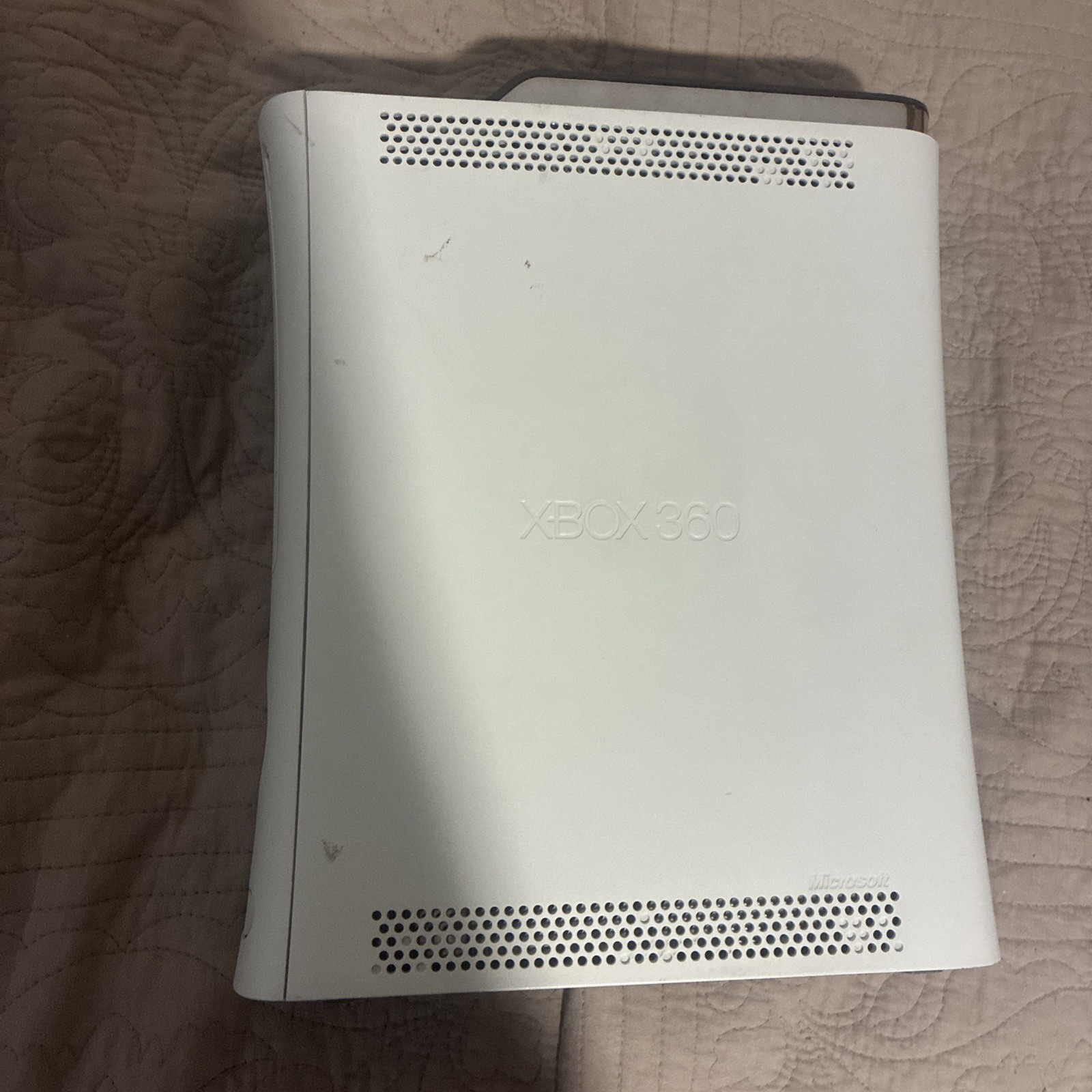 Xbox 360 Console With 120GB HDD White Console W Power Cord Tested & Working