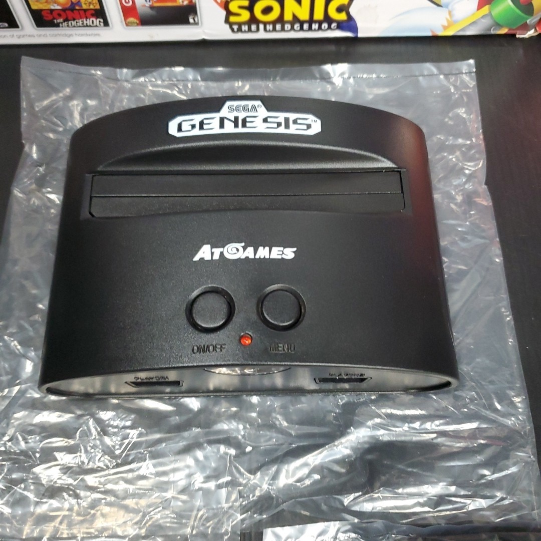 Sega Genesis AtGames Mini Console-Wireless Controller In Box 80 Pre-loaded Games