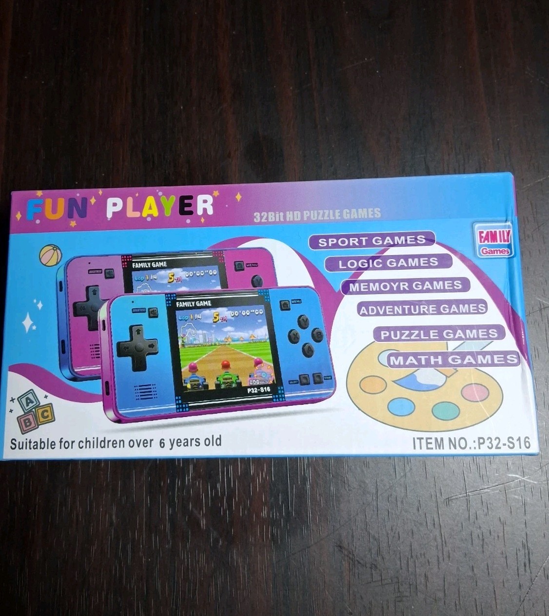 Handheld Game for Kids – 220 Preloaded Retro Video Games – Portable