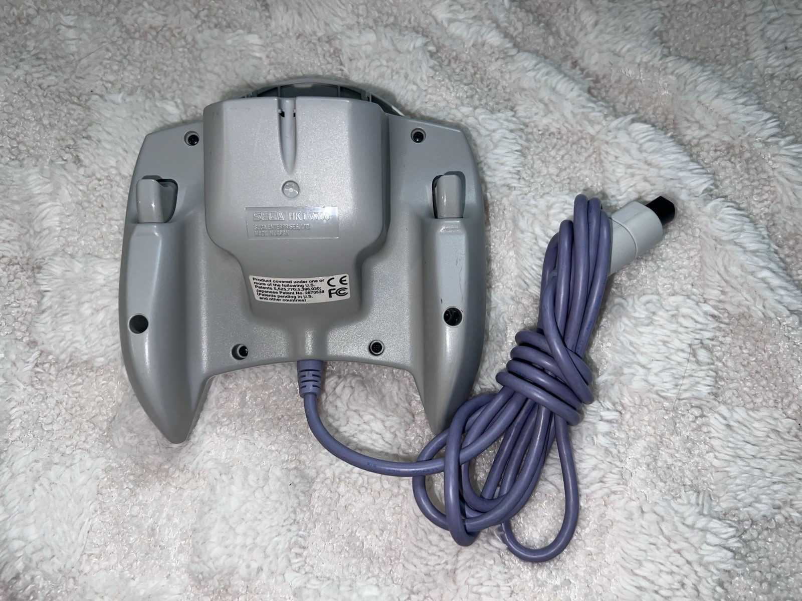 SEGA Dreamcast White Console TESTED WORKING w/ OEM Controller Cables Game AM Box