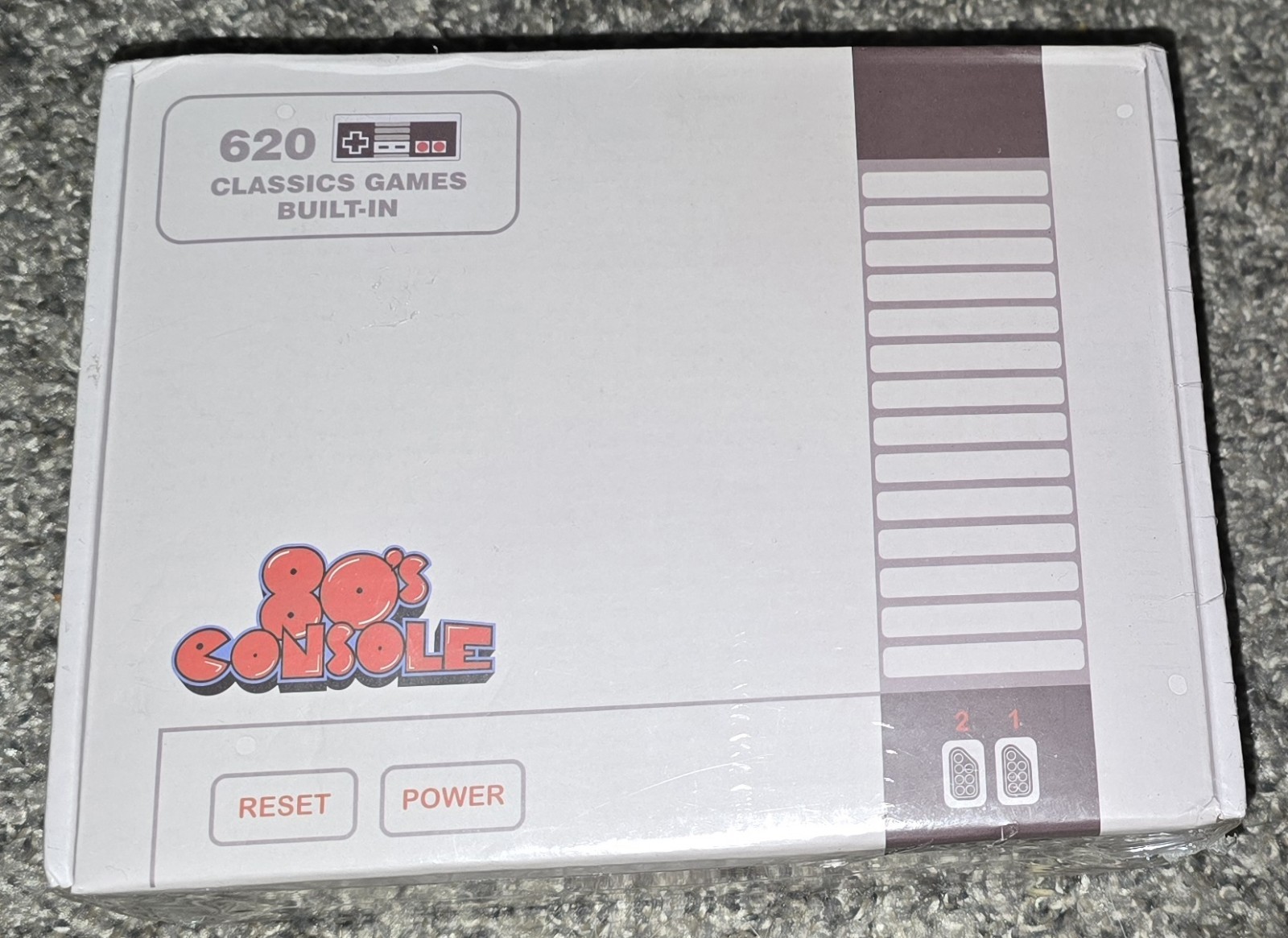 80’s Console with Built-in 620 Classic Games [NEW 2020]