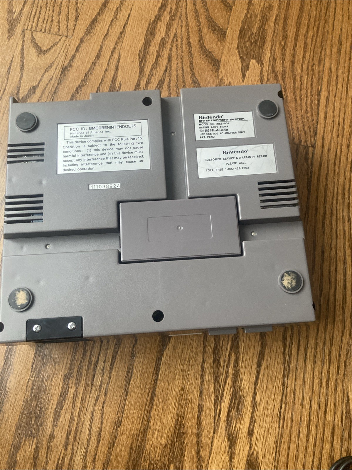 Nintendo NES Console Game Original System Super Mario Bros – No AV Cable-TESTED