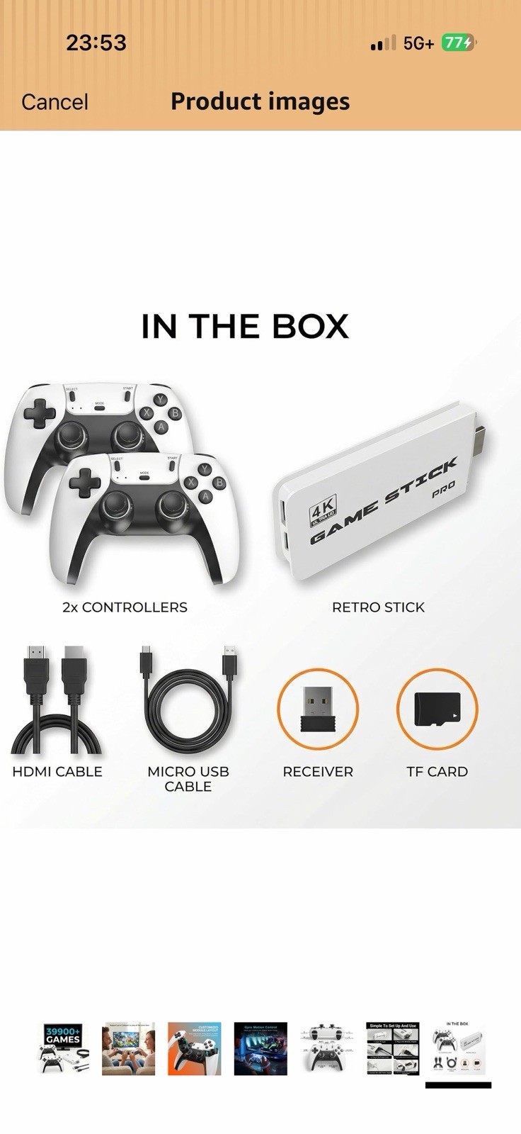 Retro Gaming Console – Plug&Play Classic Video Game