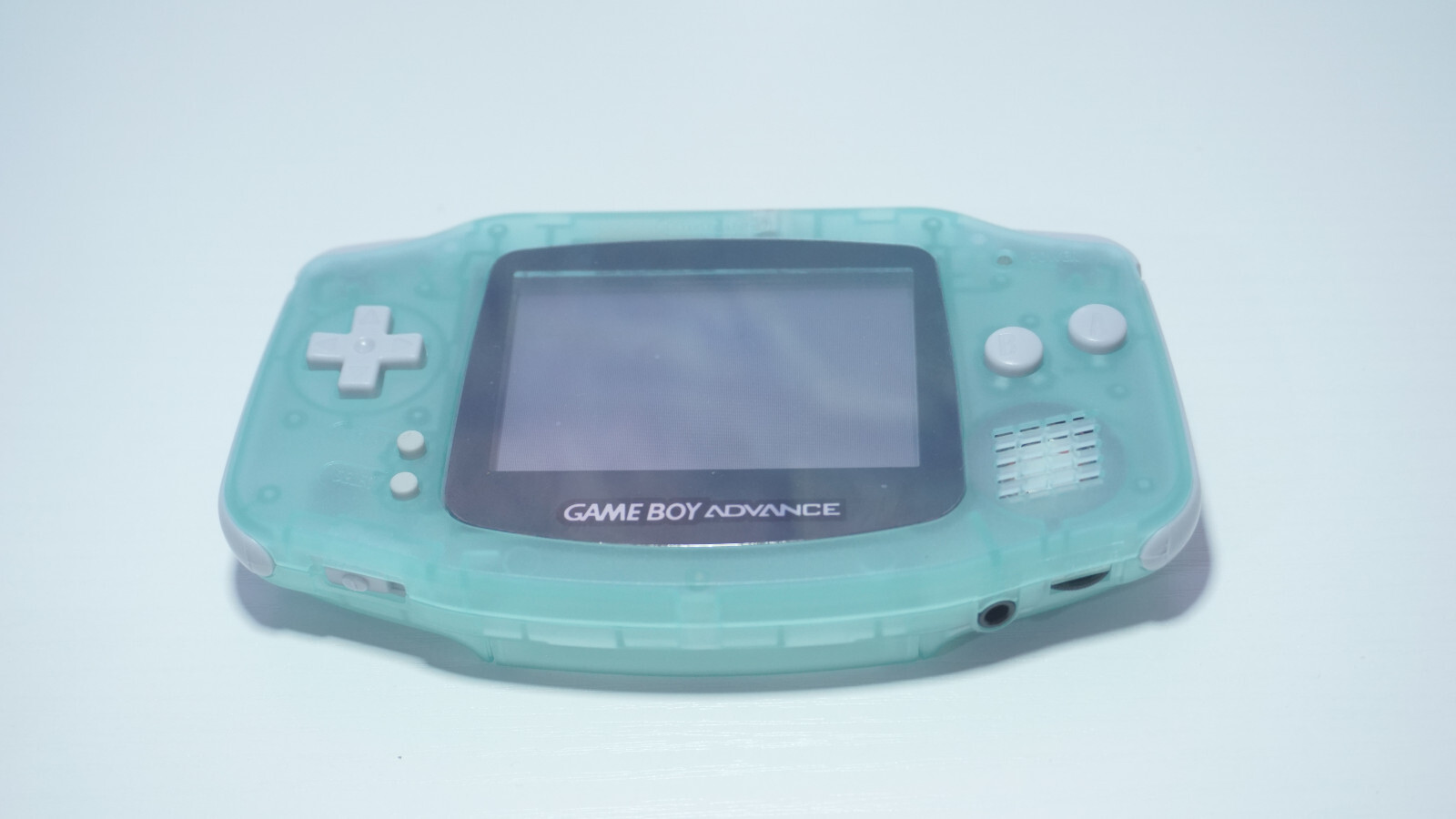 Glow in the Dark Transparent Clear Blue Nintendo Game Boy Advance GBA AGB-001