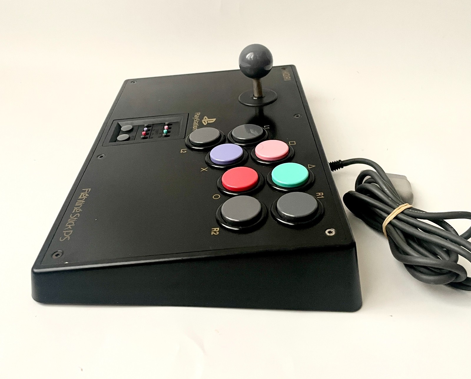 HORI Fighting Stick PS Arcade Controller Bundle with Tekken 2 4 5 PS1 PS2 Japan