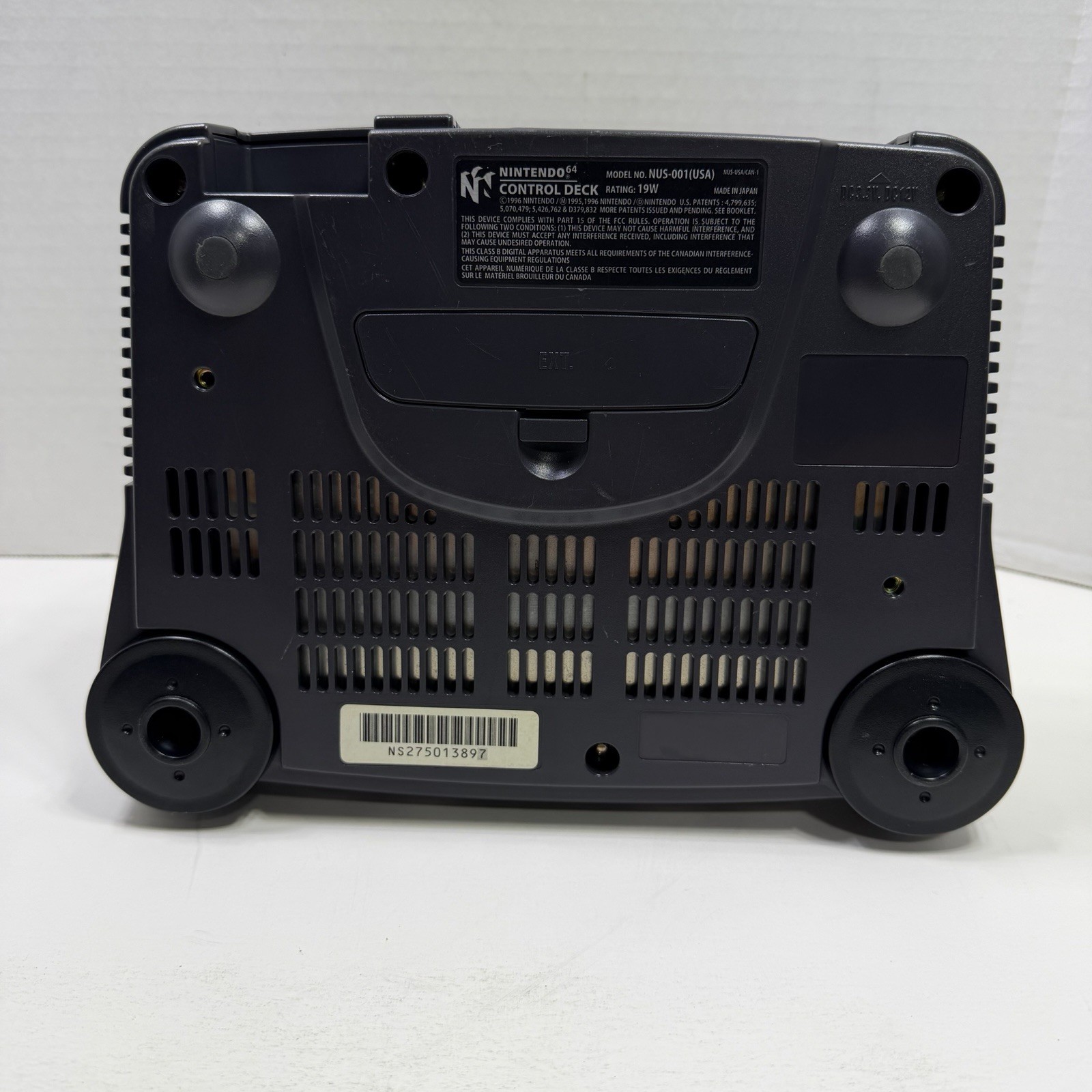Nintendo 64 NUS-001 Black Console w/Controller, Game & Cables, Tested/Cleaned
