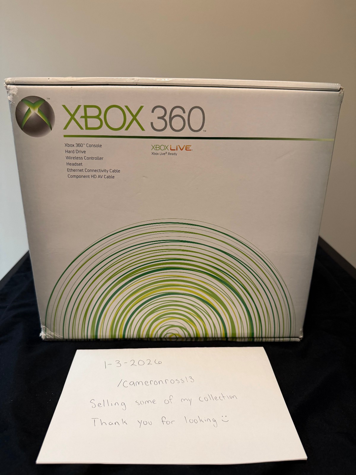 Rare Sealed 2005 Xbox 360 Console (Blades Dashboard) Clean