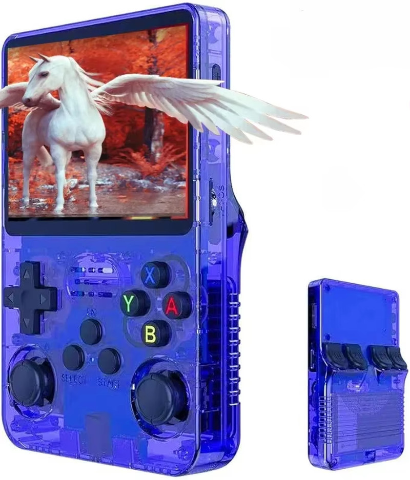 Portable R36S Retro Handheld Video Game Console 3.5 Inch IPS HD Color Screen Po