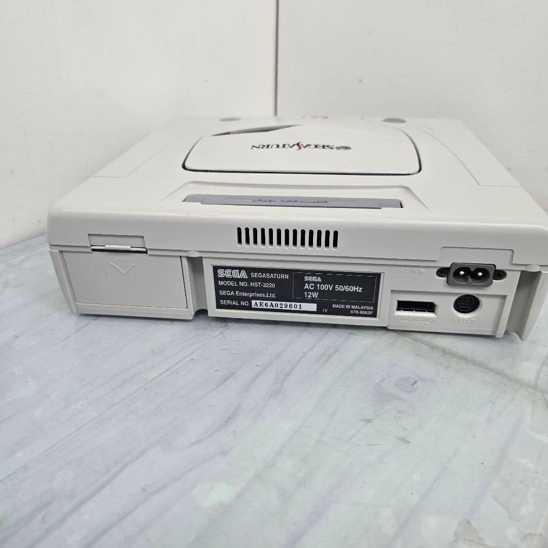 SEGA Sega Saturn HST 3220 console with controller and cable