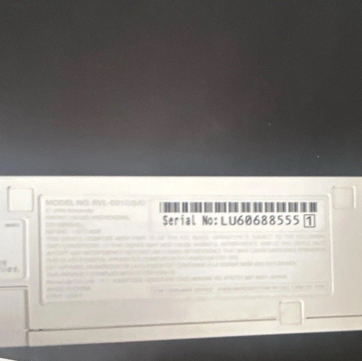 Nintendo Wii Console White Power Supply Sensor Bar AV Cable Composite RCA