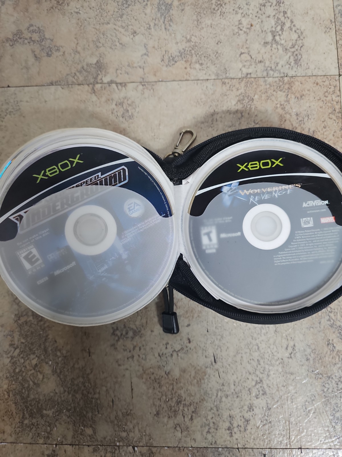25 Original Xbox Games With Original Carrying Case