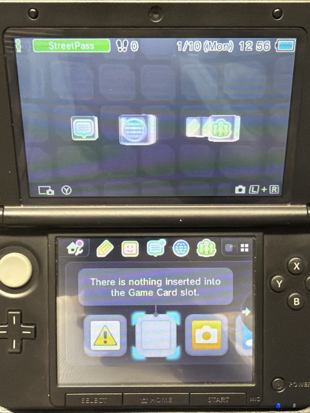 Nintendo 3DS XL Blue Black Handheld Console System Tested Working Fast Shipping