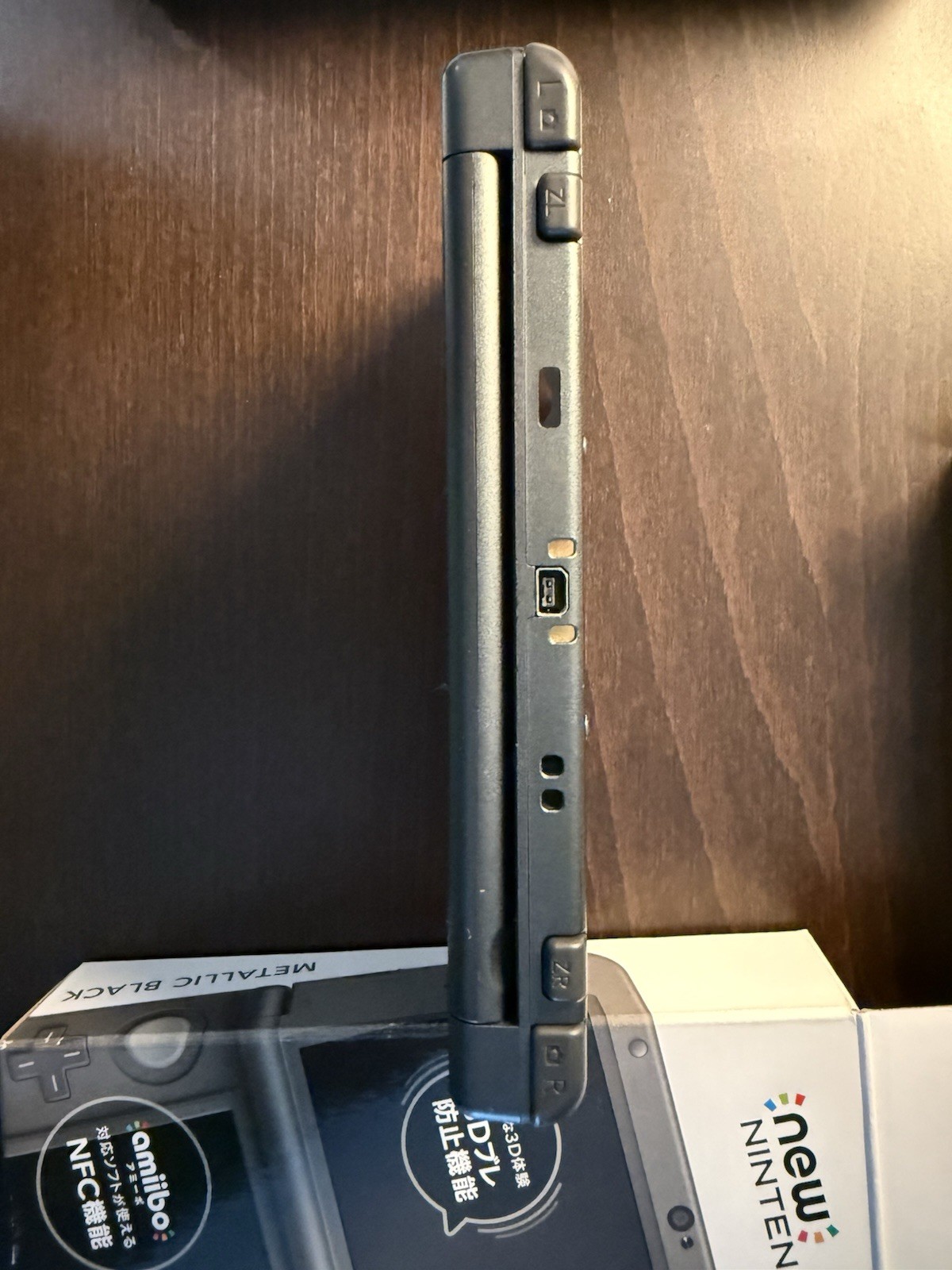 Nintendo New 3DS LL XL Metallic Black TOP IPS Complete in Box with 128gb SD