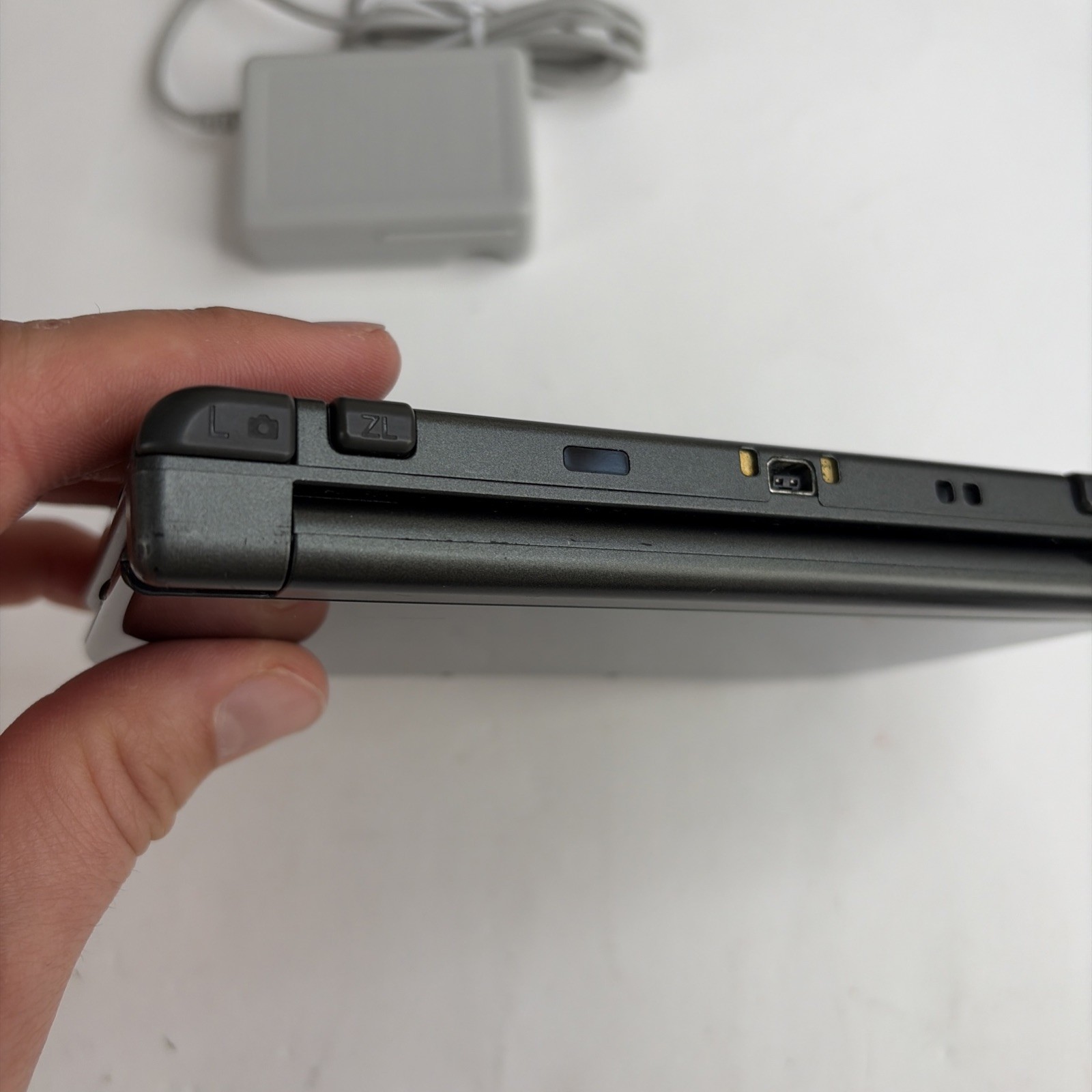 New Nintendo 3DS XL Gray Black Console W Charger Stylus US Version Top IPS