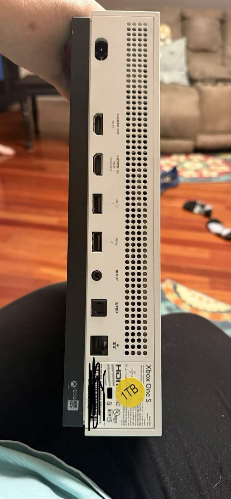 Microsoft Xbox One S 1TB White Home Console 4K UHD Wi-Fi Region Free