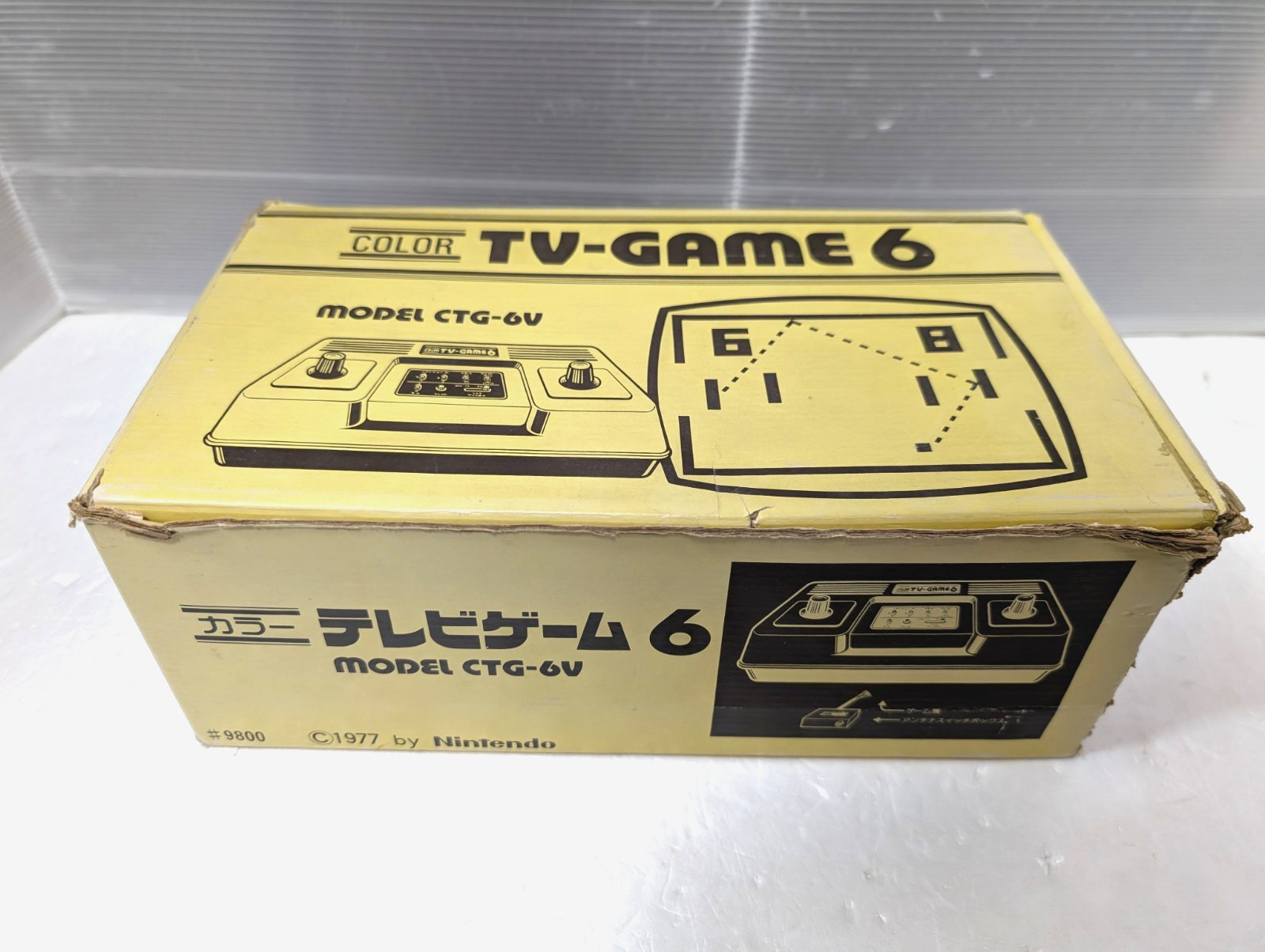 Nintendo Color TV Game 6 Console CTG-6V Japan Box Manual