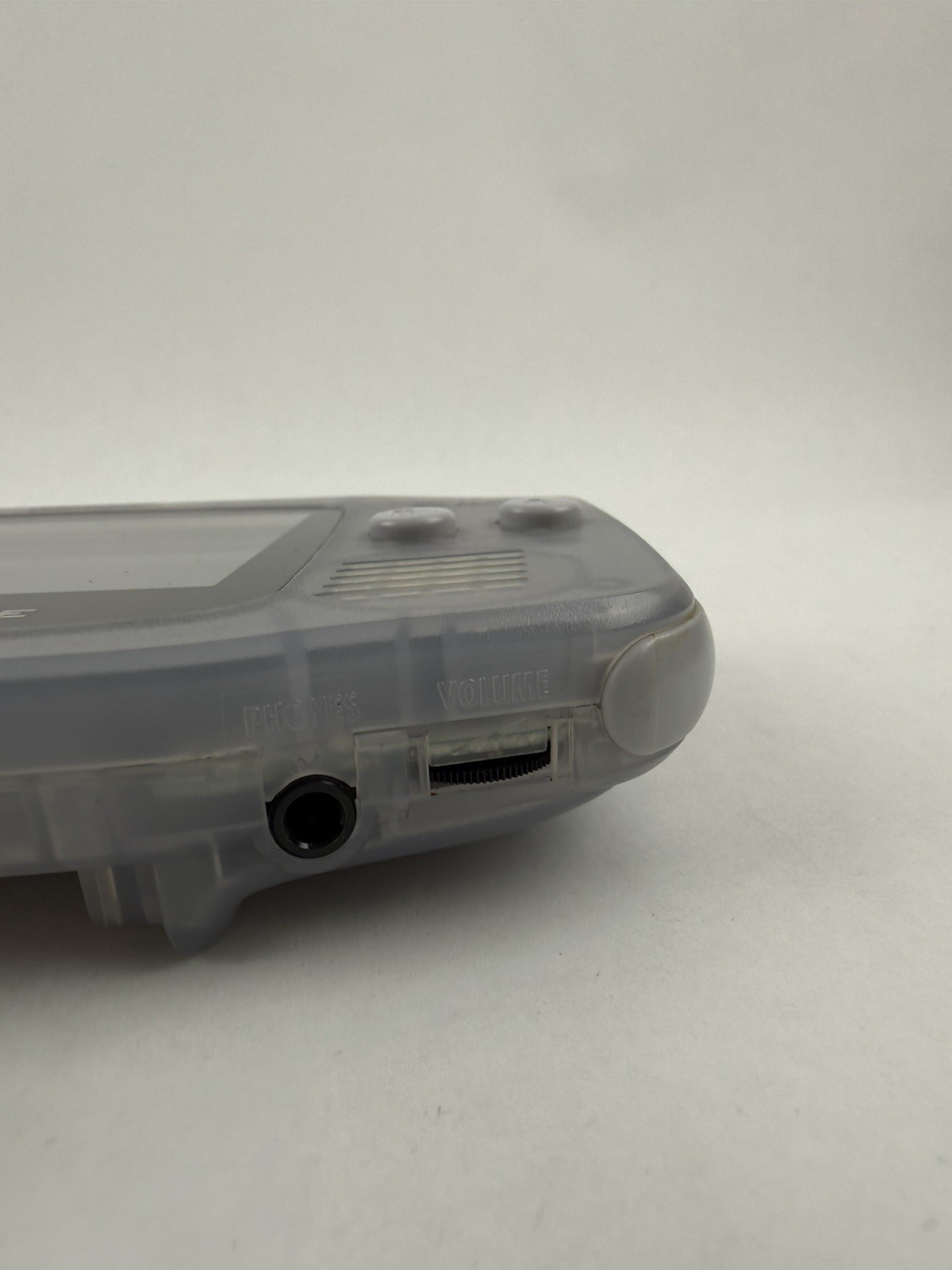 Nintendo Game Boy Advance Clear Glacier Tested AGB-001 W/ 2 Games No Batt. Cover