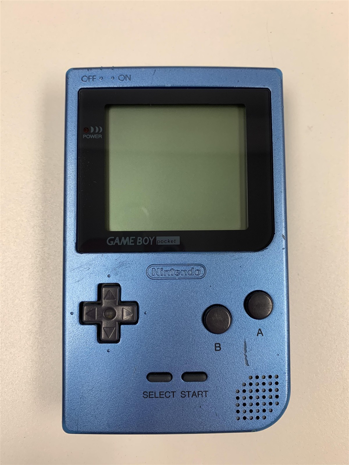 Nintendo Game Boy Pocket Handheld Console Ice Blue MGB-001 Tested & Working