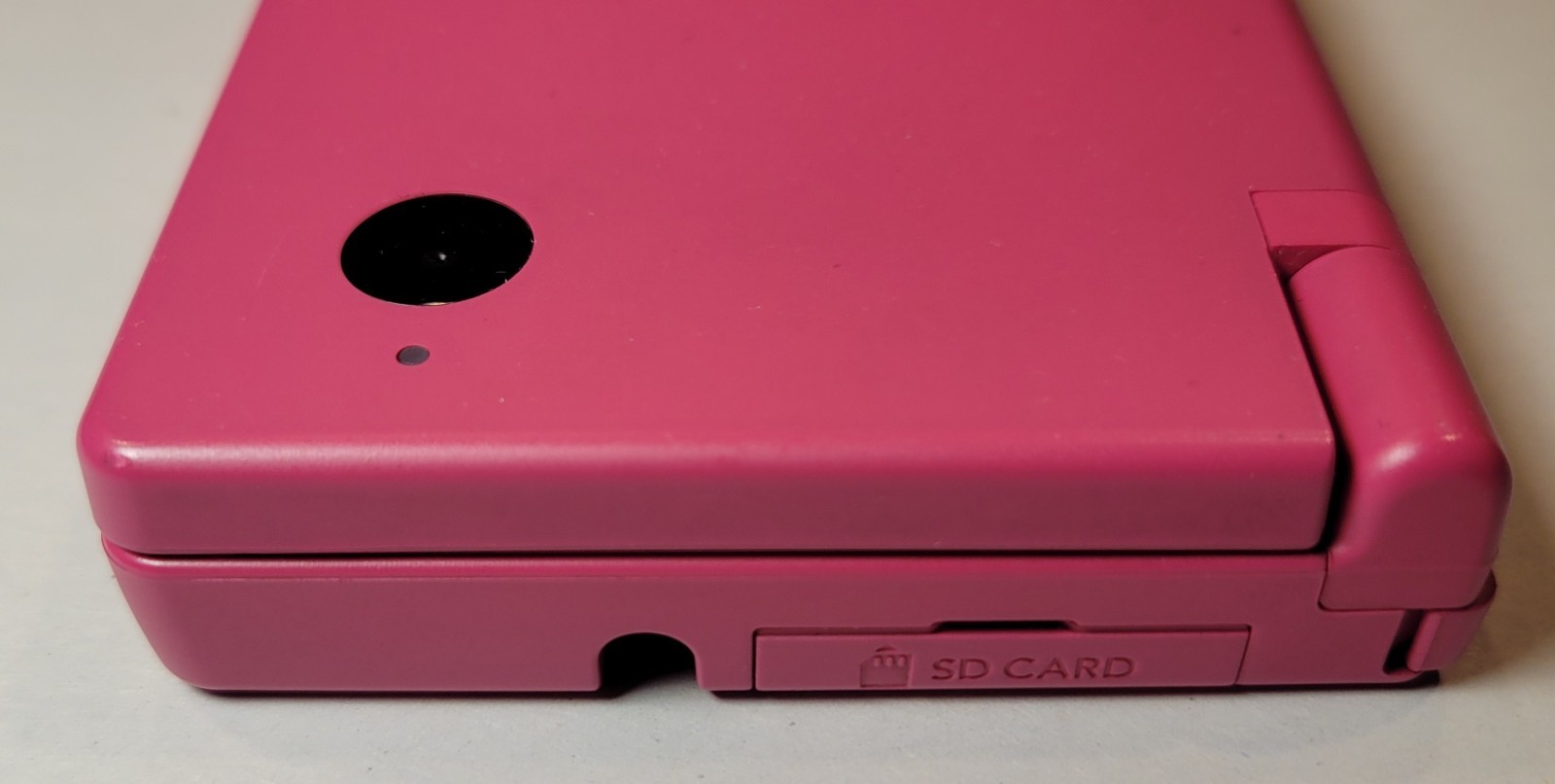 2008 Nintendo DSi Matte Pink TWL-001 Handheld Game Console System Tested & Works