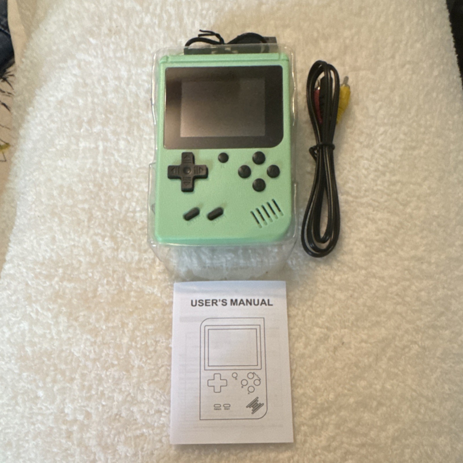 Game Box Plus Handheld Game Console Green, Composite RCA, Gamepad, AV/USB