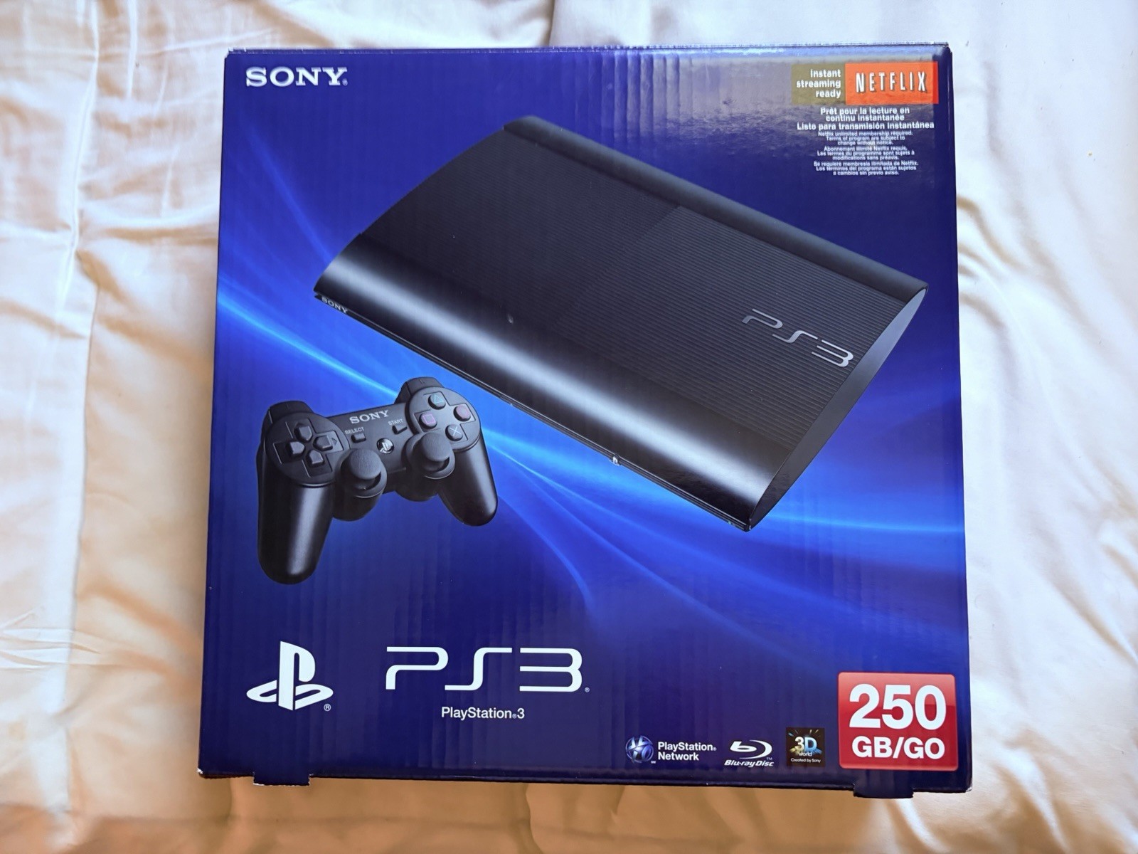 Sony PlayStation 3 250GB Console With Box No Controller.