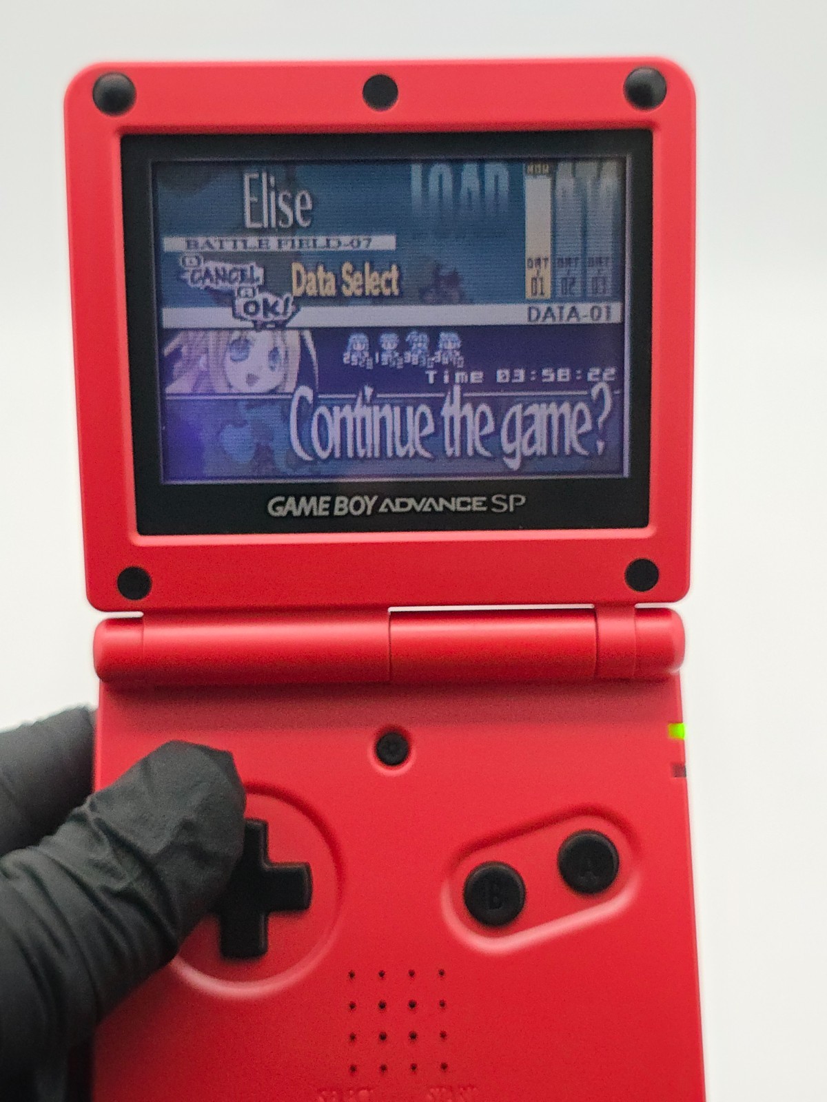 Nintendo Game Boy Advance SP Char’s Custom – GUNDAM Exclusive – Excellent