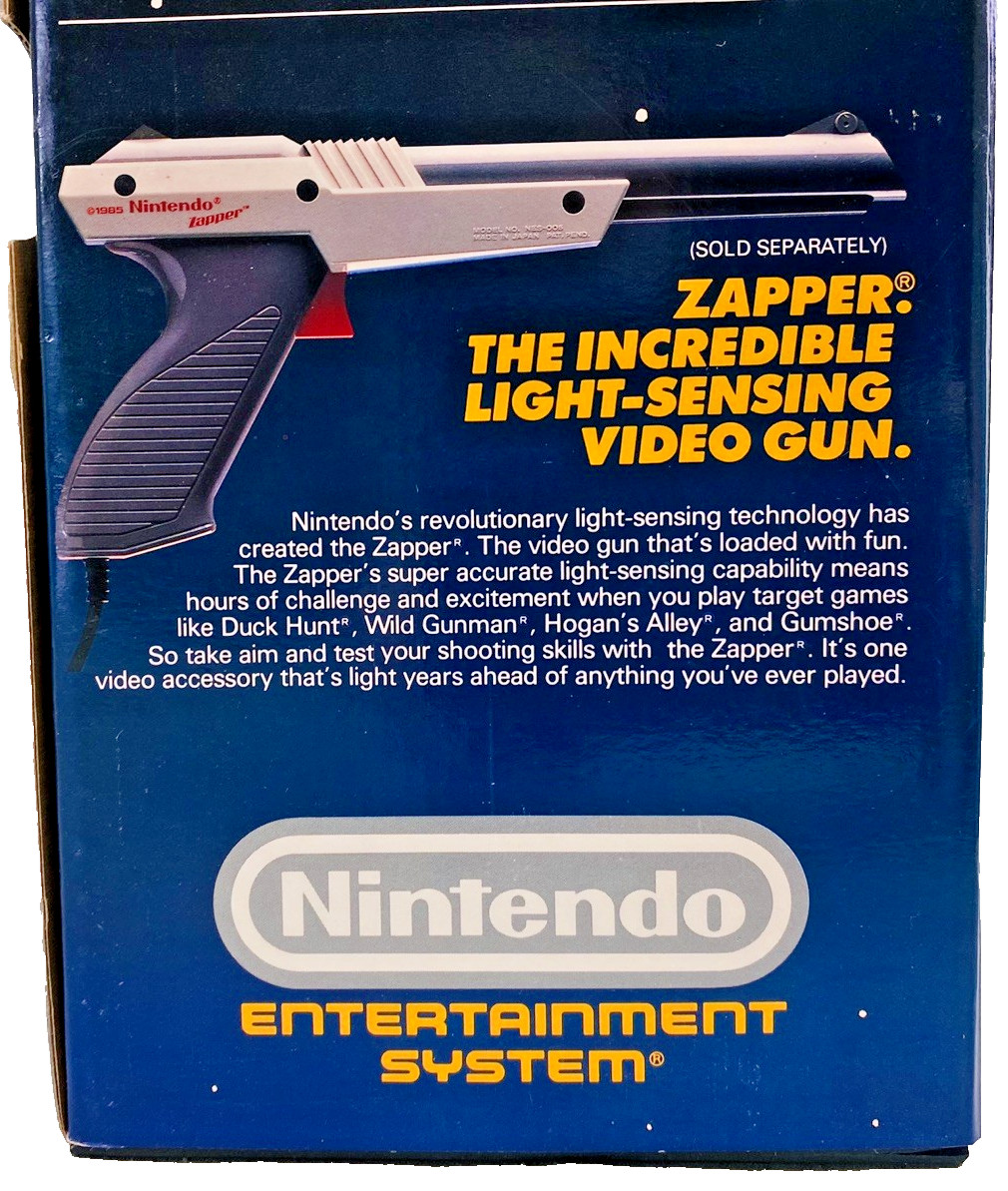 VTG. 1987 NES Nintendo Control Deck w/ Manual, Poster, Controllers & Accessories