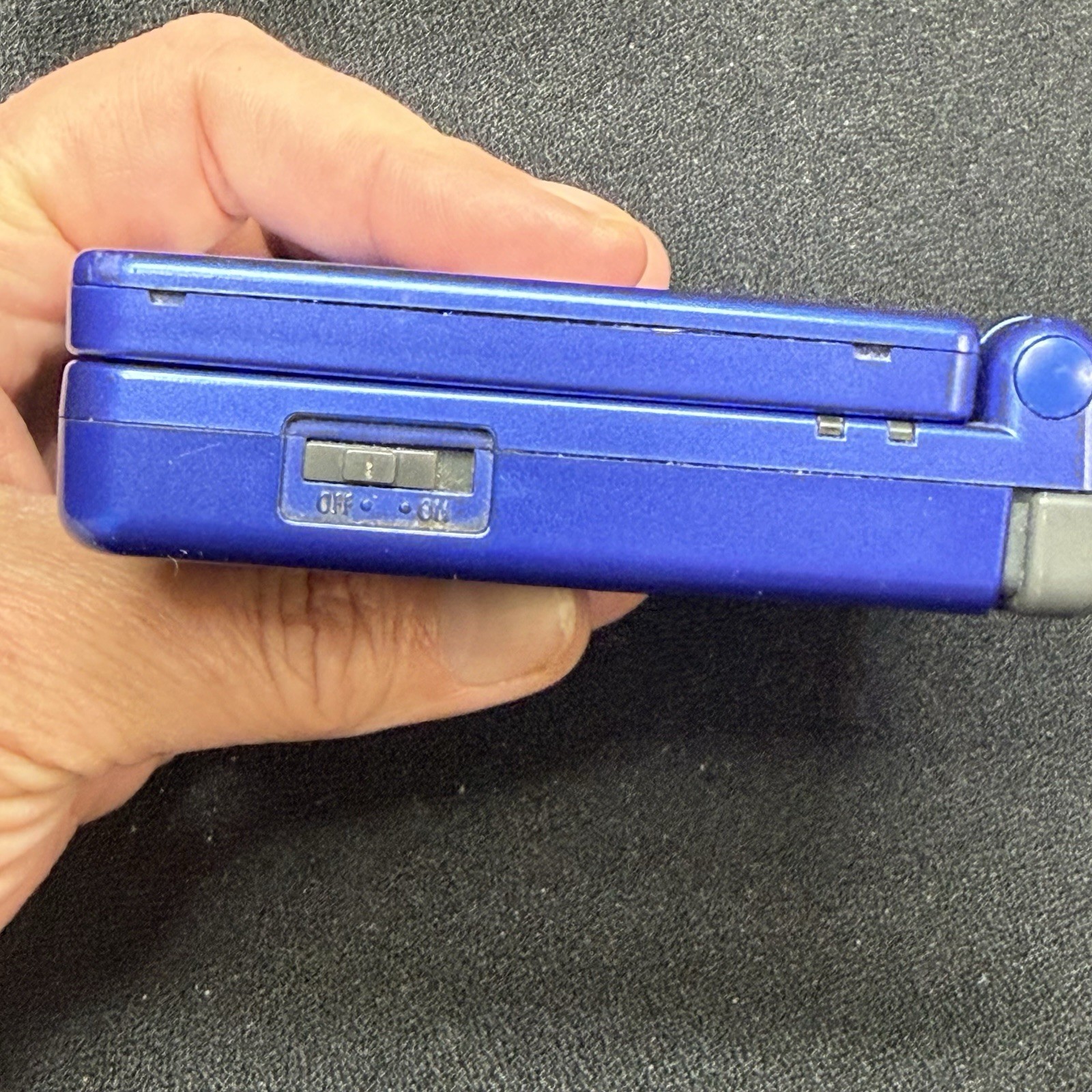 Nintendo Game Boy Advance SP Blue cobalt, Handheld Console W/Charger 2 Games