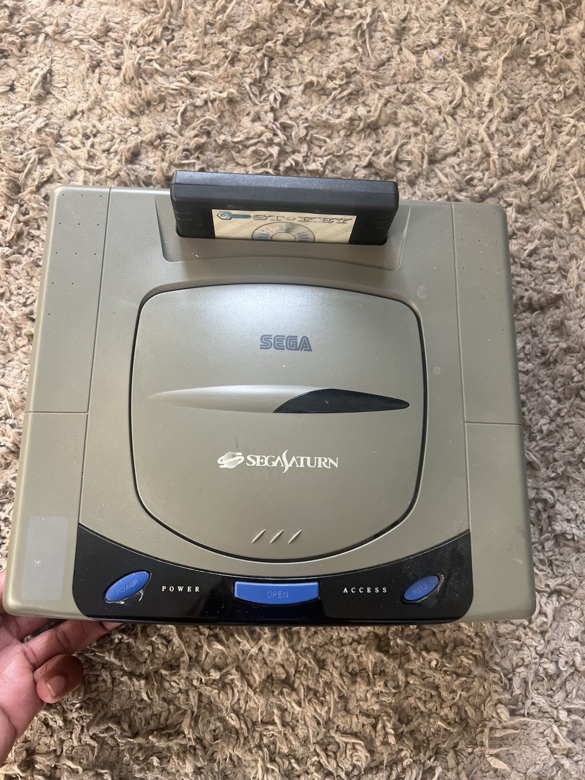 Sega Saturn Gray Console Japanese HST-3210
