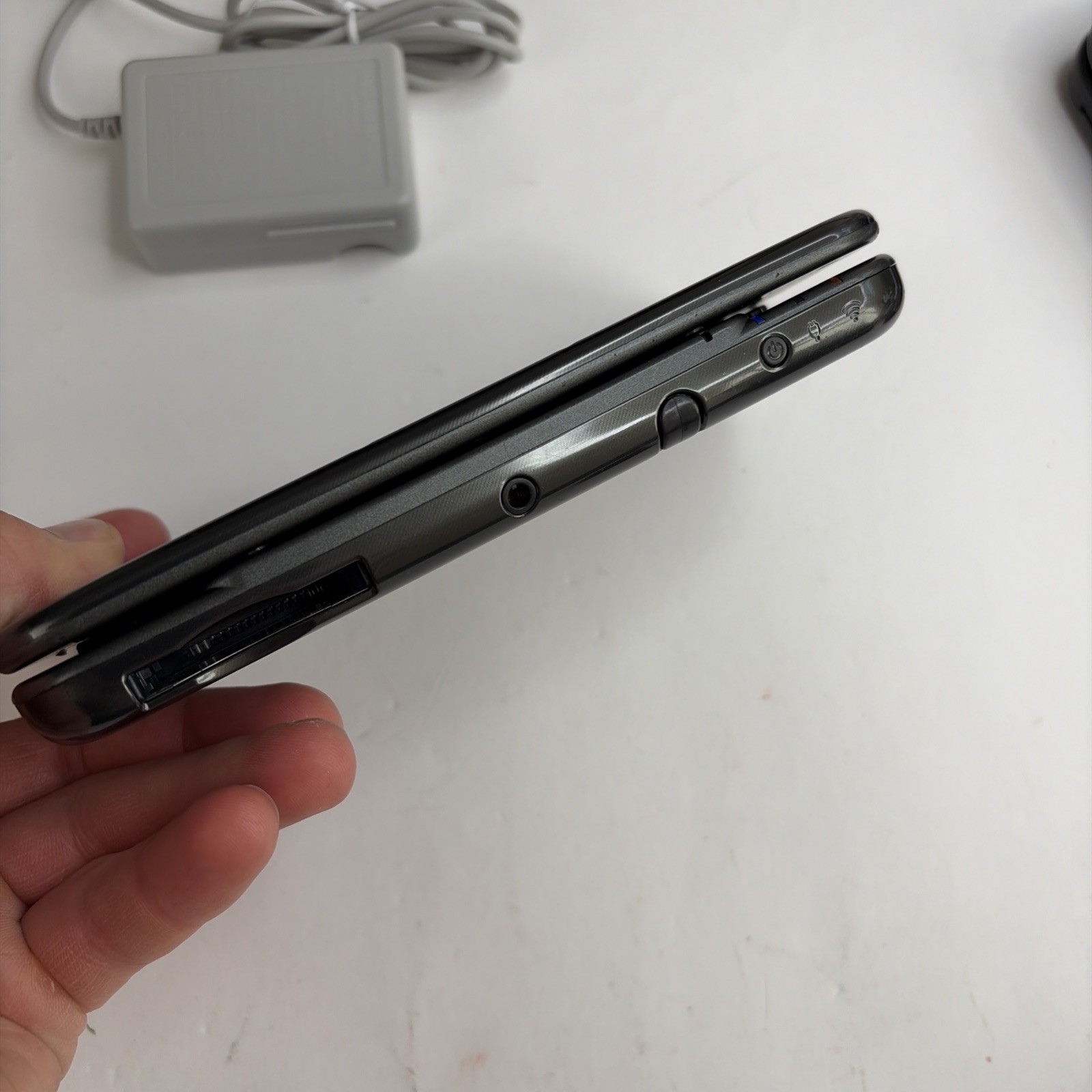 New Nintendo 3DS XL Gray Black Console W Charger Stylus US Version Top IPS