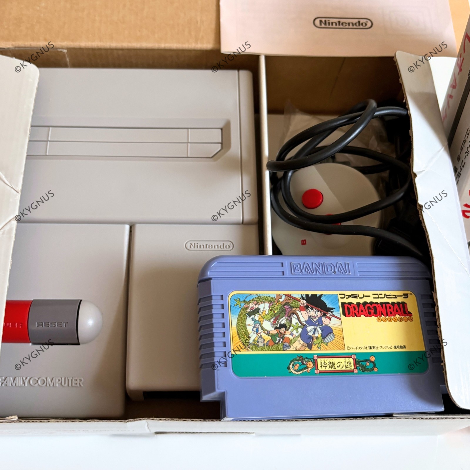 Nintendo AV NEW Famicom Console HVC-101 Boxed Serial Match NTSC-J DRAGONBALL