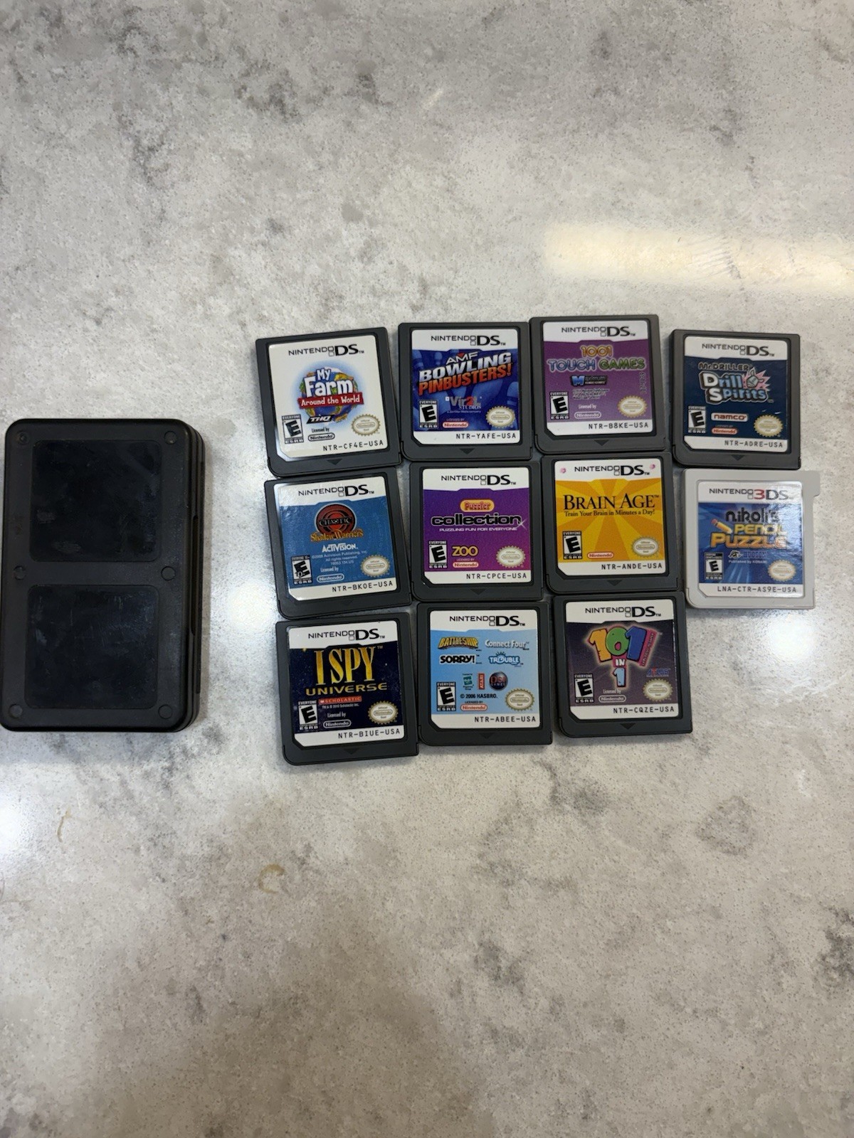 Nintendo DSi Console And Games Bundle 11 Games And Case Included!