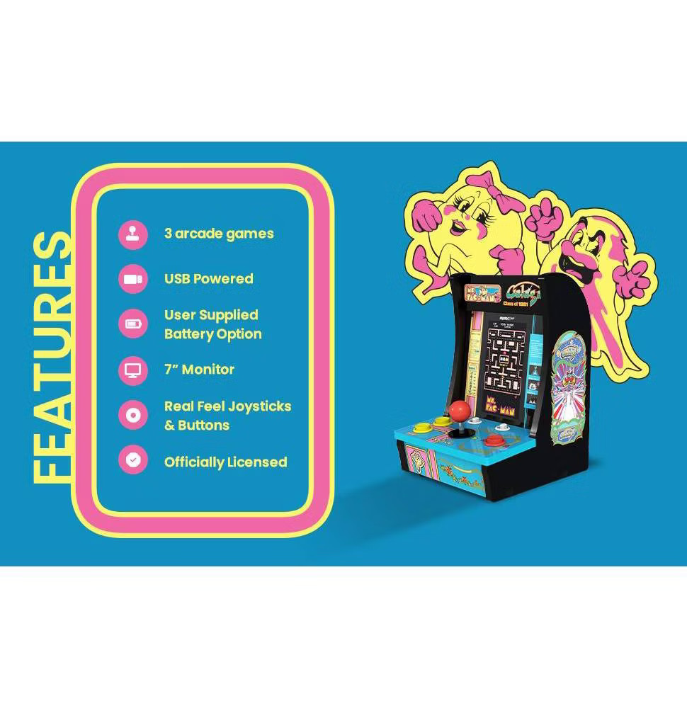 Arcade1up Countercade – Class of ’81 Ms. Pac-Man/Galaga